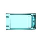  PORTE TRANSPARENTE 1X8M POUR C 