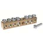  BARRETTE DE TERRE LAITON 3X16M 