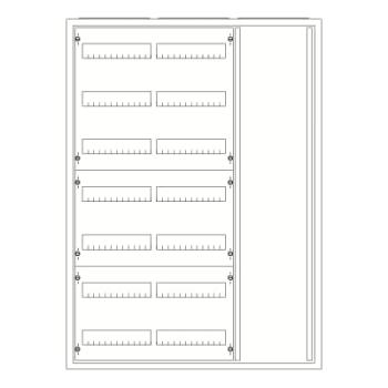  ARMOIRE TYPE A IP43 7XRANGEES 