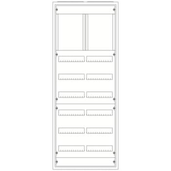  ARMOIRE TYPE A IP43 8XRANGEES 