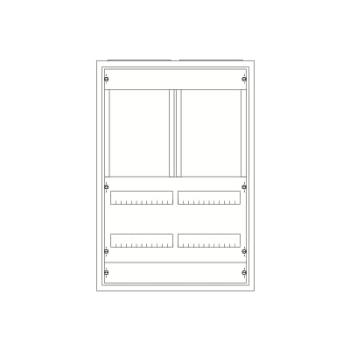  ARMOIRE TYPE A IP43 4XRANGEES 