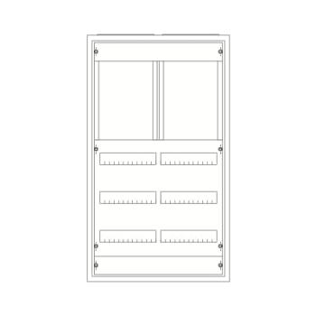  ARMOIRE TYPE A IP43 5XRANGEES 