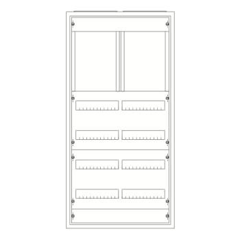  ARMOIRE TYPE A IP43 6XRANGEES 