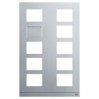  PLATINE 2/5 VIDEO ALUMINIUM 