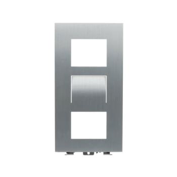  PLATINE 1/3 AUDIO/VIDO ALUMINI 