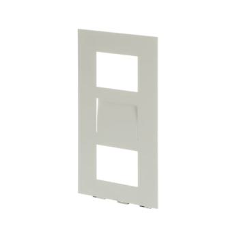  PLATINE 1/3 AUDIO/VIDO BLANC 