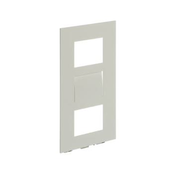  PLATINE 1/3 AUDIO/VIDO BLANC 