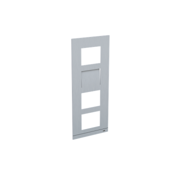  PLATINE 1/4 AUDIO/VIDO ALUMINI 