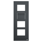  PLATINE 1/4 VIDEO ANTHRACITE 