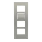  PLATINE 1/4 AUDIO/VIDO ACIER I 