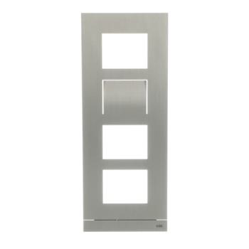  PLATINE 1/4 AUDIO/VIDO ACIER I 