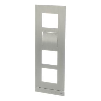  PLATINE 1/4 AUDIO/VIDO ACIER I 