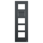  PLATINE 1/5 VIDEO ANTHRACITE 