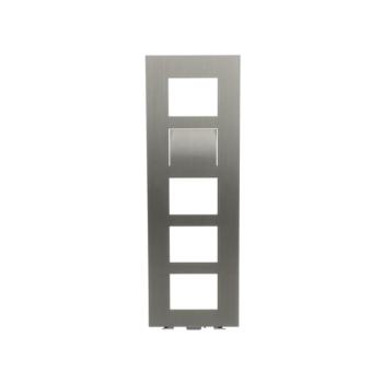  PLATINE 1/5 AUDIO/VIDO ACIER I 