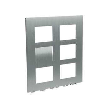  PLATINE 2/3 AUDIO/VIDO ALUMINI 