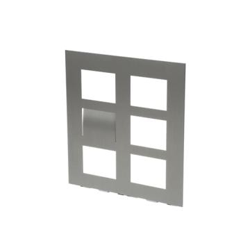  PLATINE 2/3 AUDIO/VIDO ACIER I 