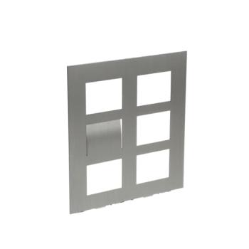  PLATINE 2/3 AUDIO/VIDO ACIER I 