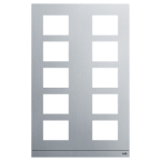  PLATINE 2/5 AUDIO ALUMINIUM 