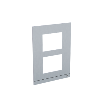  PLATINE 1/2 AUDIO ALUMINIUM 