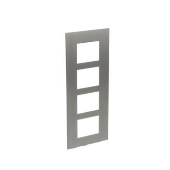  PLATINE 1/4 AUDIO/VIDO ACIER I 