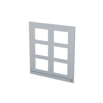  PLATINE 2/3 AUDIO ALUMINIUM 