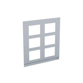  PLATINE 2/3 AUDIO ALUMINIUM 