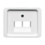 ENJO DOUBLE RJ45 ALPHA BLANC S 