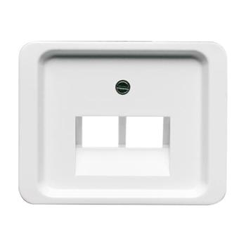  ENJO DOUBLE RJ45 ALPHA BLANC S 