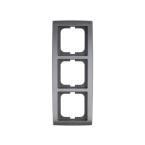  CADRE 3 POUSSOIRS CHROME, MAT 