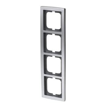  CADRE 4 POUSSOIRS CHROME, MAT 