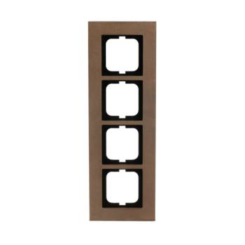  CADRE 4 POUSSOIRS BRONZE 