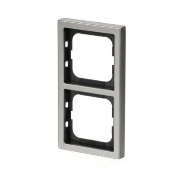  CADRE 2 POUSSOIRS ACIER INOX, 