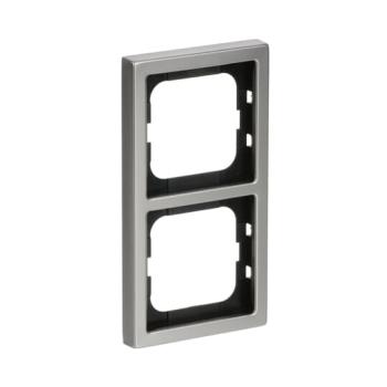  CADRE 2 POUSSOIRS ACIER INOX, 