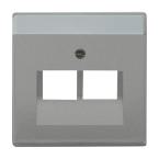  ENJO DOUBLE RJ45 SOLO GRIS 