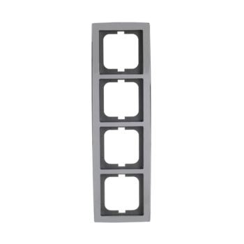  CADRE 4 POUSSOIRS CHROME, BRIL 