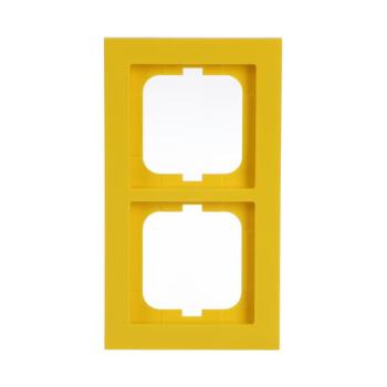  CADRE 2 POUSSOIRS JAUNE 