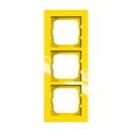  CADRE 3 POUSSOIRS JAUNE 