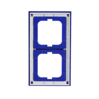  CADRE 2 POUSSOIRS BLEU 