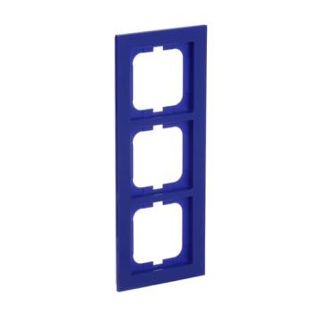  CADRE 3 POUSSOIRS BLEU 