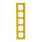  CADRE 5 POUSSOIRS JAUNE 