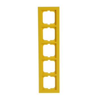  CADRE 5 POUSSOIRS JAUNE 