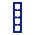  CADRE 4 POUSSOIRS BLEU 