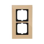  CADRE 2 POUSSOIRS OR 