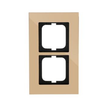  CADRE 2 POUSSOIRS OR 