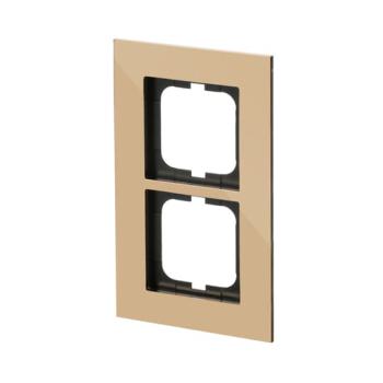  CADRE 2 POUSSOIRS OR 