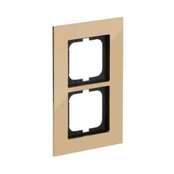  CADRE 2 POUSSOIRS OR 