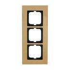  CADRE 3 POUSSOIRS OR 