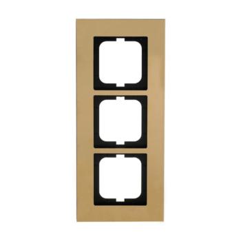  CADRE 3 POUSSOIRS OR 