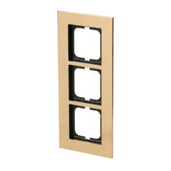  CADRE 3 POUSSOIRS OR 