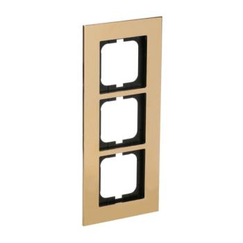  CADRE 3 POUSSOIRS OR 